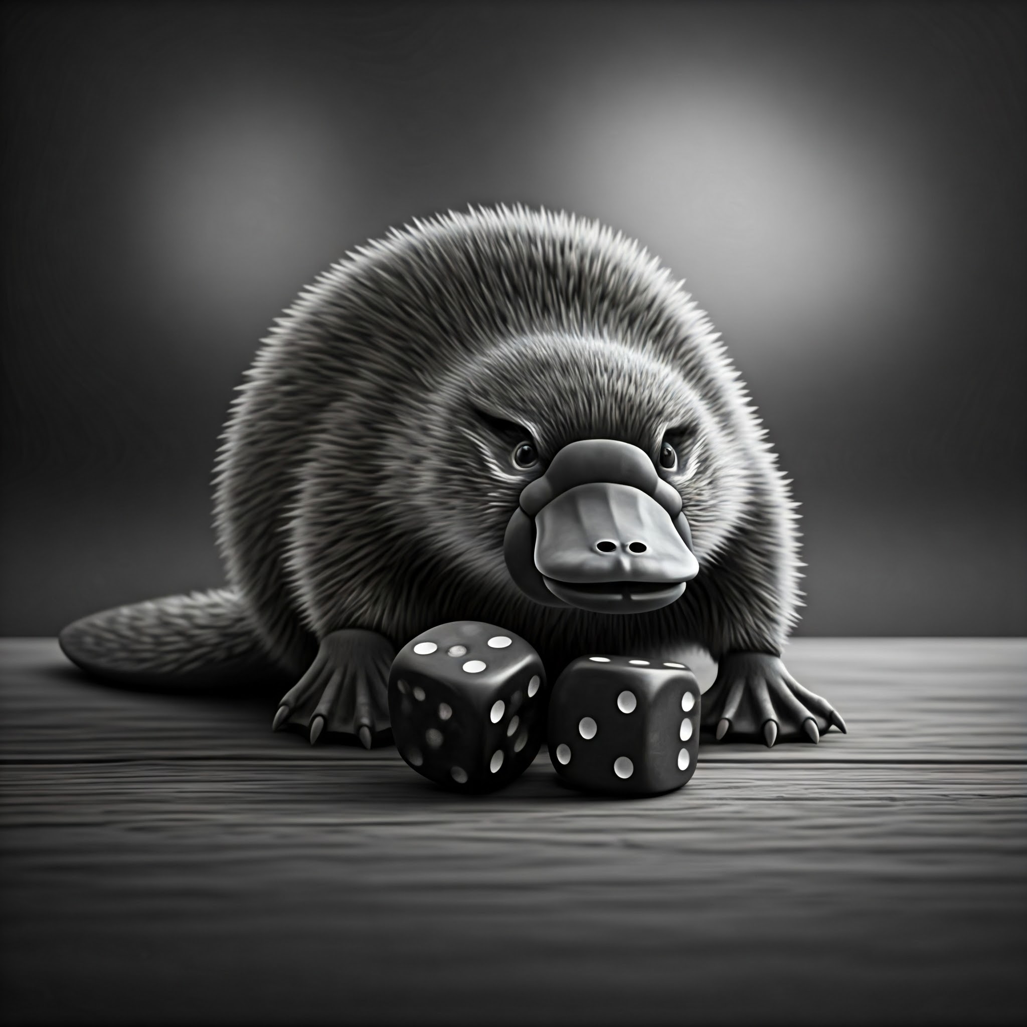 Statypus Playing Dice